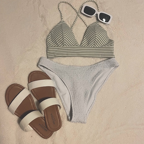 Forever 21, white, swim bottoms (BOTTOMS ONLY) - Picture 2 of 3